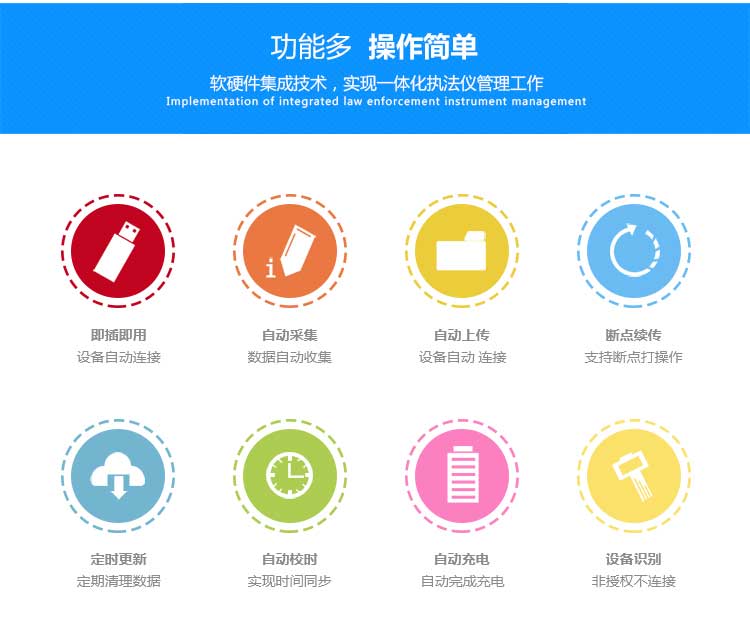 實(shí)現(xiàn)一體化執(zhí)法儀數(shù)據(jù)管理工作